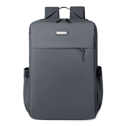 Dark grey Large Capacity Airbag Backpack Multi-Compartment Laptop Backpack Travel Business Bag