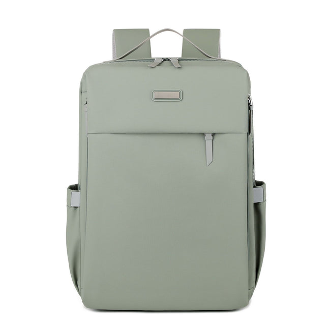 Green Large Capacity Airbag Backpack Multi-Compartment Laptop Backpack Travel Business Bag
