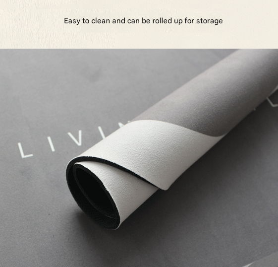 Beige Kitchen Countertop Drainage Mat Absorbent Quick Dry Tech Velvet Dish Drying Pad 40x60cm(CD0076-1) – product detail