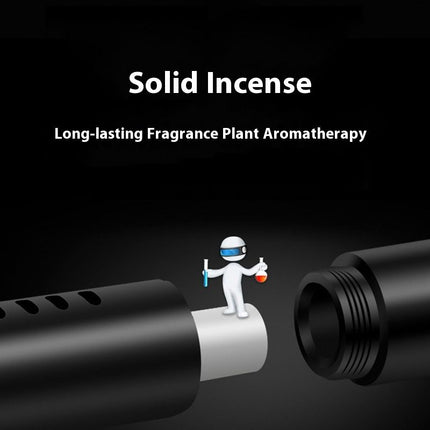 Silver Mini Car Air Vent Perfume Freshener with 6 Scent Refills Aluminum Alloy Aromatherapy