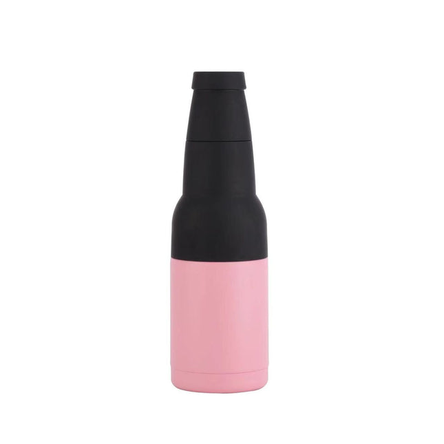 3-in-1 Beer Bottle Insulated Tumbler and Can Cooler with Bottle Opener Double Wall Stainless Steel