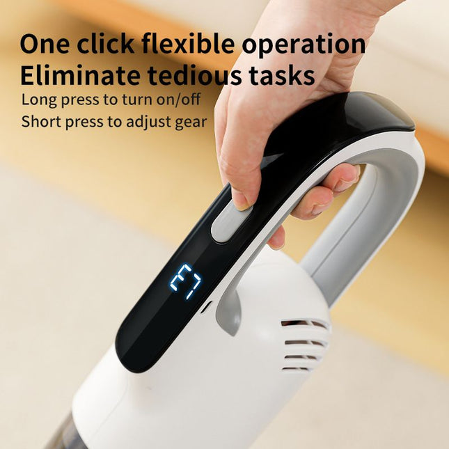 White Wireless Stick Vacuum and Stereoscopic Mop with 2 Filters Swivel Brush Head and 106cm Handled – product detail