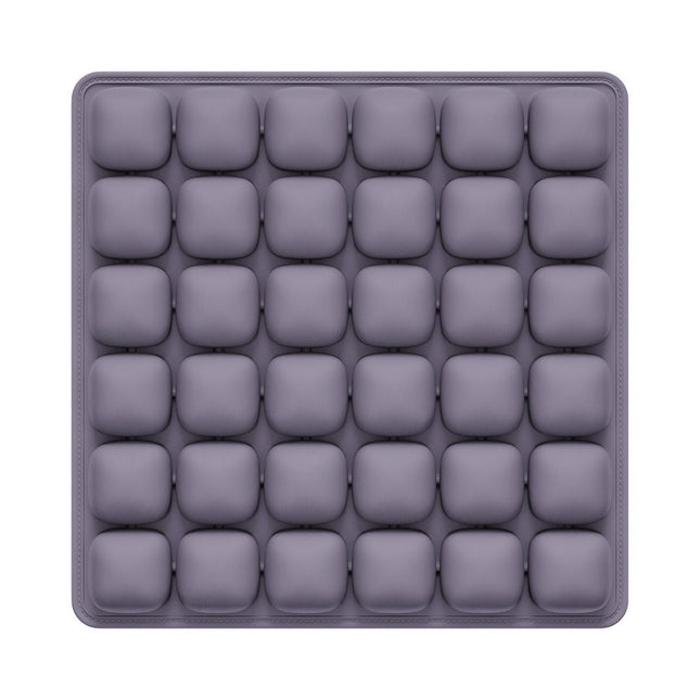 Purple Portable 3D Aircell Travel Inflatable Seat Cushion with Built-in Pump 36 Airbags V888-ELOSUNG52088