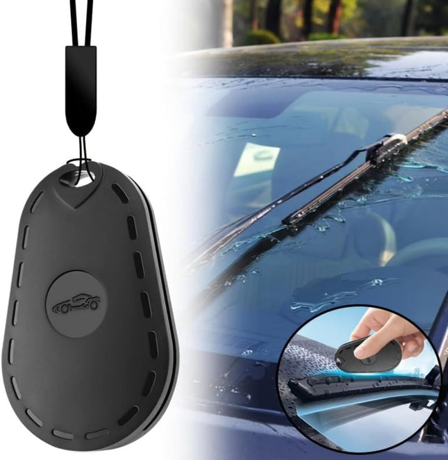 4PCS Black Portable Car Windshield Wiper Blade Repair Tool - Triple the Wiper Lifespan – Dual Grit Sanding Restorer and Trimmer for Wiper Rubber Strips