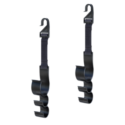 2PCS Multifunctional Car Seat Back Triple Hooks Organizer for Purses Umbrellas and Bags – Heavy Duty 15kg Easy Install Headrest Hangers for Car Interior Storage