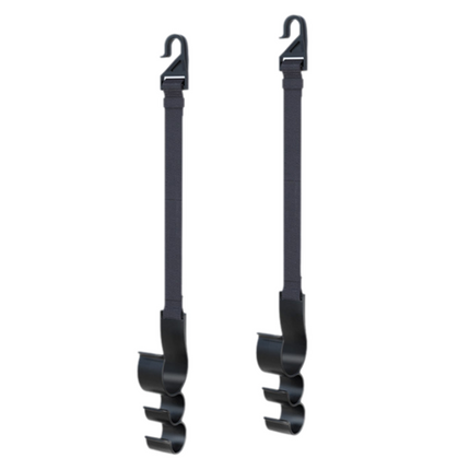 2PCS Multifunctional Car Seat Back Triple Hooks Organizer for Purses Umbrellas Bags – Heavy Duty 15kg Easy Install Headrest Hangers for Car Interior Storage, Adjustable 23cm