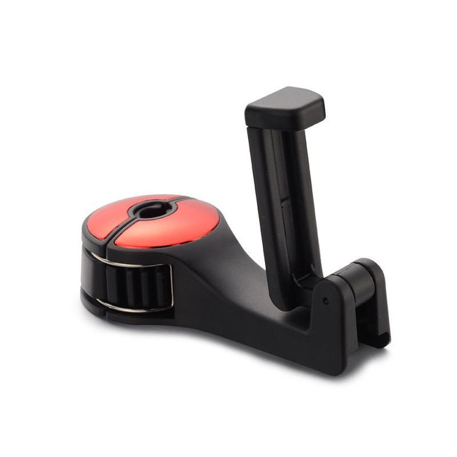 4 Pack Red Car Headrest Hook with Phone Holder for Purses Bags and 4-6.5 Inch V888-ELOSUNG52441