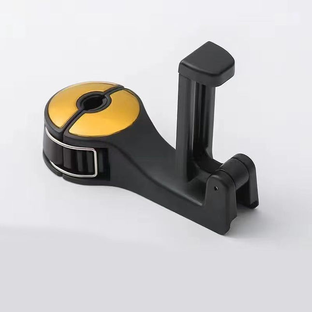 4 Pack Gold Car Headrest Hook with Phone Holder for Purses Bags and 4-6.5 Inch V888-ELOSUNG52442