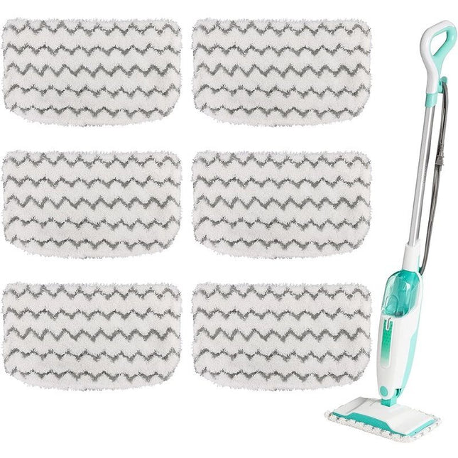 Shark Steam Mop Replacement Microfiber Scrubbing Pads 6 V888-ELOSUNG52476