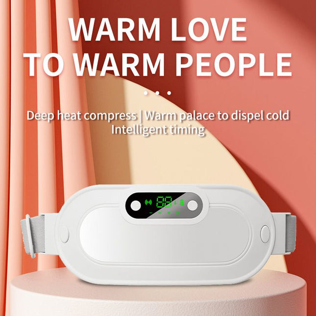 Pink Portable USB Rechargeable Graphene Heating Waist Belt with Gift – product detail