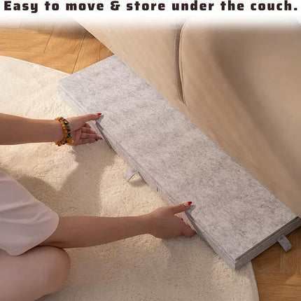 Dark Grey Foldable Anti-Slip Felt Jigsaw Puzzle Board with 6 Sorting Drawers – Lightweight 1000 Piece Puzzle Table Mat, 2-in-1 Neck-Friendly Storage Stand and Protective Cover for Unfinished Puzzle
