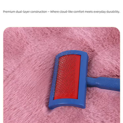 Winter Soft 3D Fluffy Bubble Fleece Car Front Seat Single Pad with Non-Slip Backing Universal Warm Plush – shape and profile
