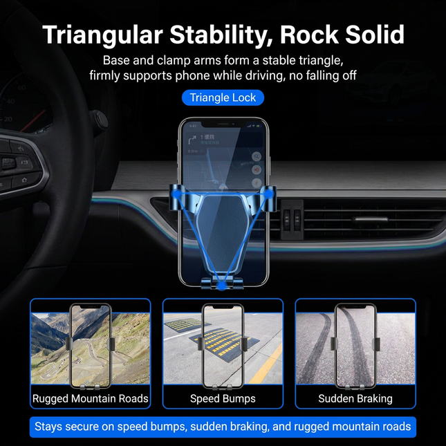 2-Piece Winter Car Safety & Comfort Driving Set with Car Air Vent Gravity Phone Holder – product detail