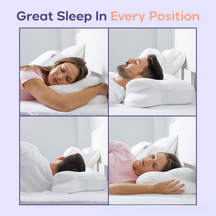 Grey Cloud Memory Foam Cervical Support Pillow Core and Cover (60 x 30 x 10CM) – product features