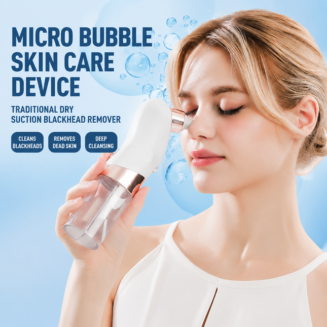 Microbubble Oxygen Hydration Facial Pore Cleanser and Pink Silicone Scalp Massage Scrubber Set with – product detail
