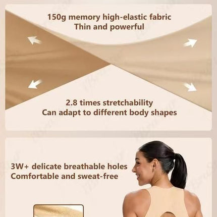 XL Size Black Wireless Posture Support Sports Full Coverage Bra for Women High Elastic Seamless – hardware detail
