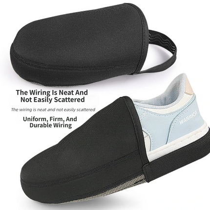 M Size Waterproof & Dustproof Cycling Half Shoe Covers, Windproof Warm Lycra Toe Cover with Dual Elastic Anti Slip Strap and Quick-Wear Design for Winter Road Mountain Biking and Outdoor Activities