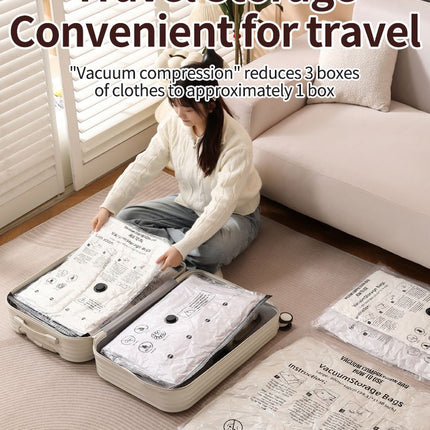 9-Piece Vacuum Storage Bags Set with USB Electric Pump – Thickened PA+PE Space Saving Compression Bags for Clothes, Blankets and Bedding, Leak Resistant Organiser for Home Storage and Travel,  3PCS of S / M / L
