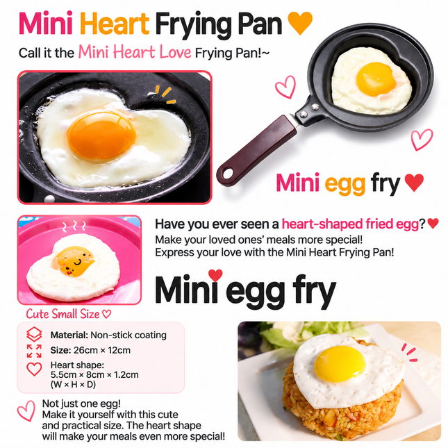 4 Piece Mini Non-Stick Egg Frying Pan Set (Frog/Pig/Bear/Tigger Cartoon – product detail
