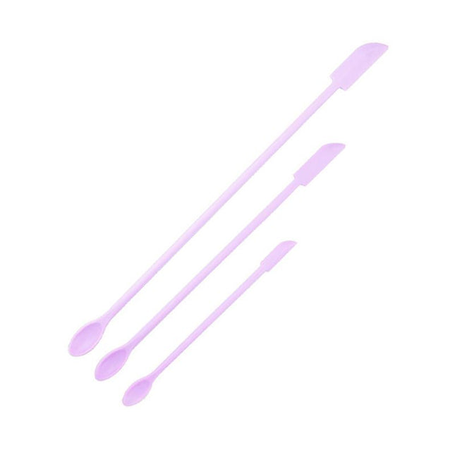 Purple Silicone Mini Double Ended Spatula Spoon Set of 3 V888-ELOSUNG52986