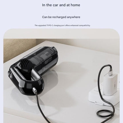 Cordless Handheld Vacuum Cleaner set -  USB Rechargeable Portable Car Vacuum with Detachable Nozzle, Lightweight Dust Buster for Car Interior, Home, Office and Pet Hair