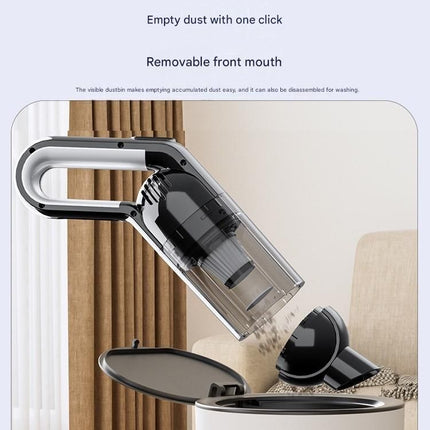 Cordless Handheld Vacuum Cleaner set -  USB Rechargeable Portable Car Vacuum with Detachable Nozzle, Lightweight Dust Buster for Car Interior, Home, Office and Pet Hair