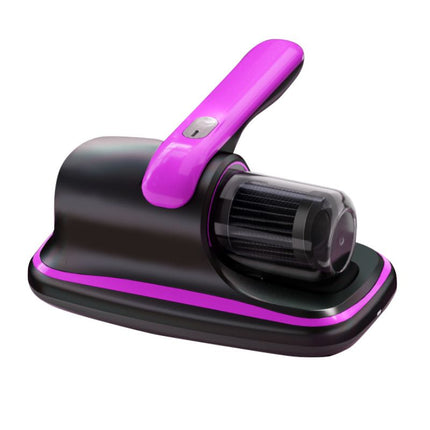 Purple Cordless Handheld Mite Removal Vacuum - UV Sanitising Light, High Suction, Auto Shut-Off Safety - Portable Cleaner for Bed, Sofa & Carpet