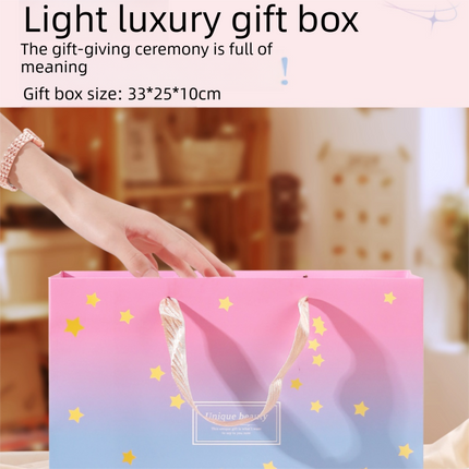 White Winter Scarf Gift Box Set for Women （4-Piece Set: Earmuffs, Hat, Gloves, and Scarf）- Soft Warm Scarf with Luxury Gift Packaging Birthday Present for Girlfriend Wife Daughter