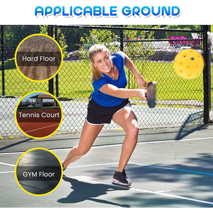 4-piece Blue Complete Pickleball Training Set Pickleball Starter Training Kit  with Paddle Ball Retriever Rebound Trainer and Practice Ball