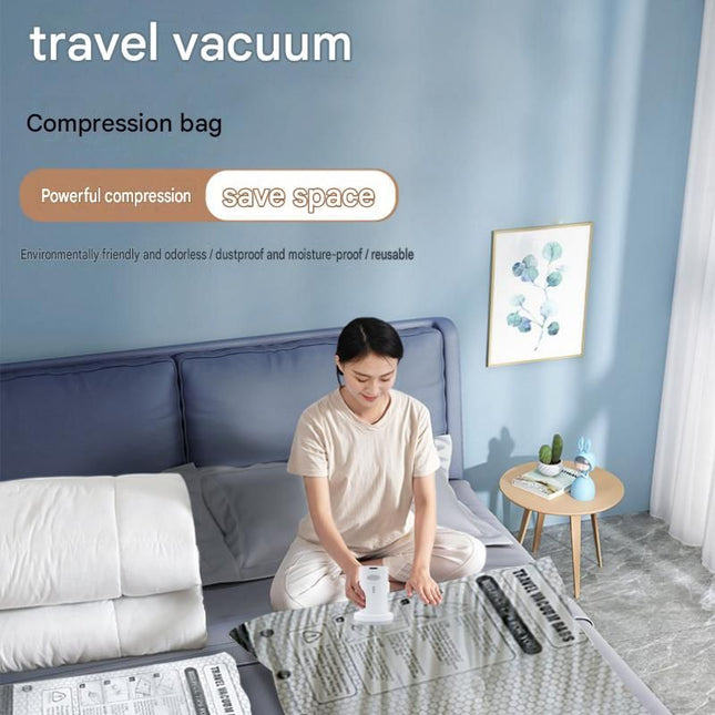 15-piece Travel Vacuum Storage Bags Set for Clothes and Bedding Space Saving Compression Bags – product detail