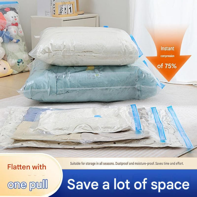 12-piece Vacuum Storage Bags Set(4 medium 4 large 3 extra large 1 hand pump)- Heavy – product detail