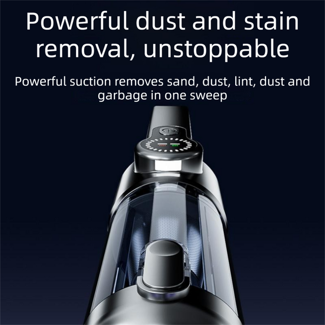 Silver and Orange Cordless Handheld Vacuum Cleaner 17000Pa High Suction Portable Rechargeable 5 in 1 – product detail