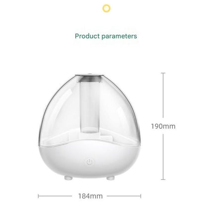 Blue 1.5L Ultrasonic Humidifier with 360° Rotating Mist Nozzle, Quiet Aroma Diffuser & 7-Color Night Light, ABS Desktop Air Moisturizer for Bedroom, Office & Home