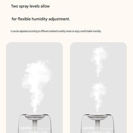 Black 650ML USB Mini Humidifier with Aromatherapy Function, Cool Mist Air Humidifier for Bedroom, Home Office, Quiet Large Mist Output Diffuser with Night Light