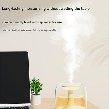 2 pcs Relaxing Winter Set - Purple  Nursing Cape and White Mini Humidifier Soothing – Soft Postpartum Shawl & 650ml USB Air Humidifier for Home Comfort，Relax Self Care Present for Women
