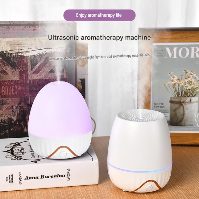 White Bud-shaped aroma diffuser 150ml Ultrasonic Aroma Diffuser Humidifier with Night Light Essential – product detail