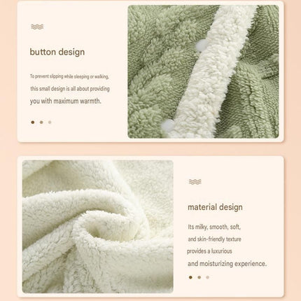 Khaki 90×140cm Textured bar knit pattern Sherpa Fleece and Taffeta Throw Blanket – Soft Loungewear Shawl, Warm Office & Sofa Wrap for Winter Comfort