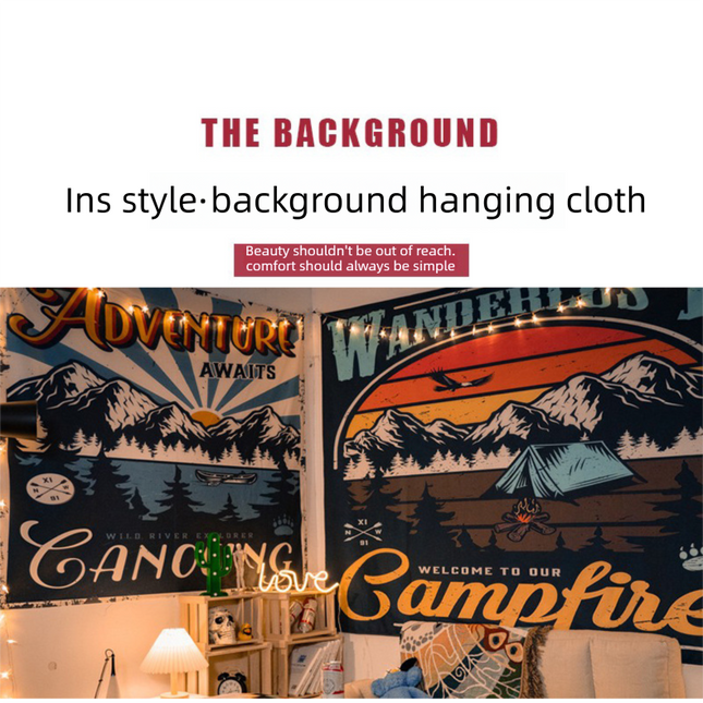 130 150cm Vintage American Wall Tapestry Printed with ARIZONA Trendy wall tapestry for bedroom – product detail