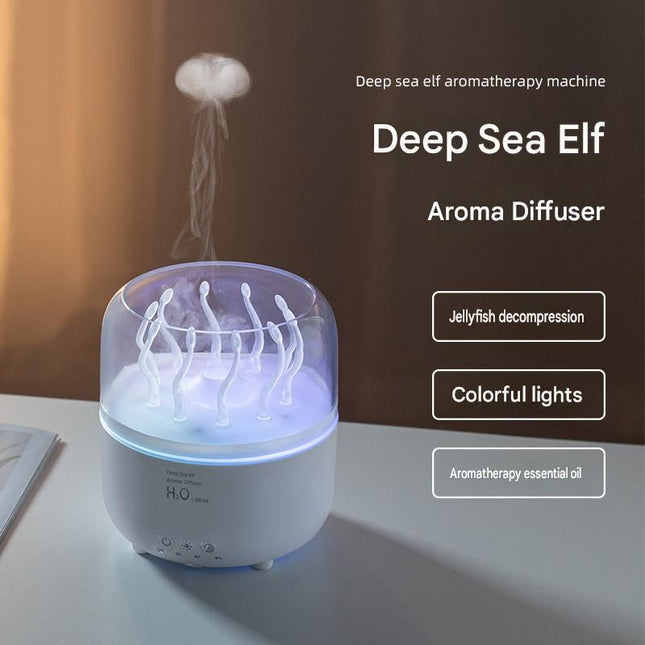2 piece Cozy Home Duo set -White Jellyfish Humidifier and 150 x 200cm Coastal Sunset – product detail