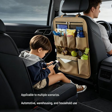 Black Car Seat Back Organizer – design and finish