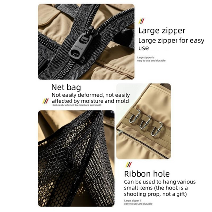 Black Car Seat Back Organizer – surface and form
