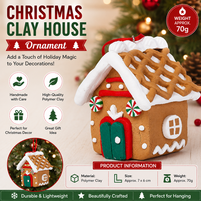Green Door Style Gingerbread House Christmas Tree V888-ELOSUNG53542