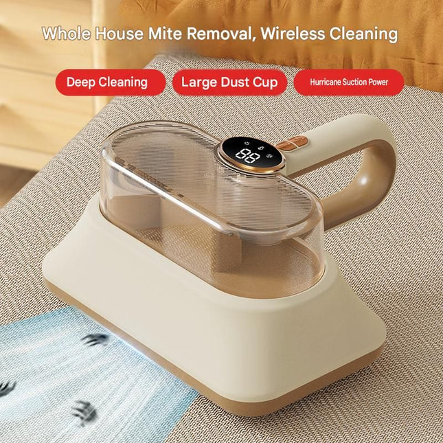 White Cordless UV-C Mite Remover Vacuum – product detail
