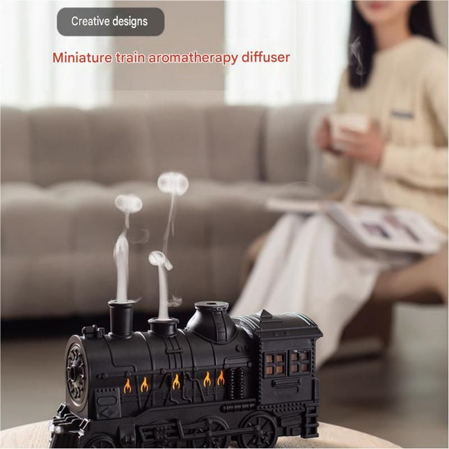 Black Retro Train Aromatherapy – product detail
