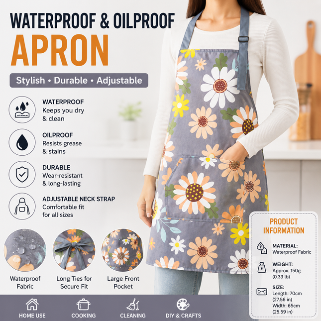 Sunflower pattern Waterproof Kitchen V888-ELOSUNG53580
