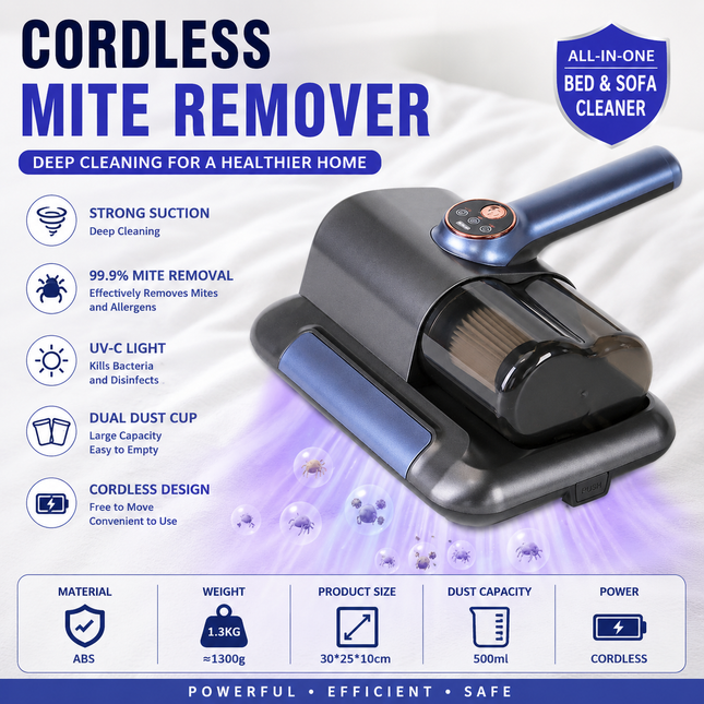 Visualized dust box Black Wireless UV Mite Remover V888-ELOSUNG53597