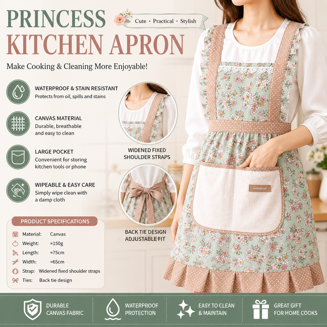 Floral Canvas Green Kitchen V888-ELOSUNG53599