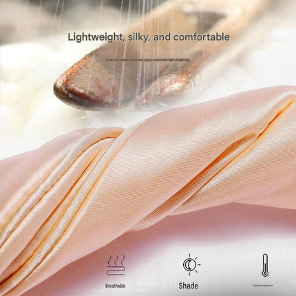 Champagne gold Imitation Silk Sleep Eye Mask – design and finish