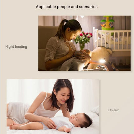 Nighttime Anxiety Relief & Relaxation Set - Blue Imitation Silk Sleep Eye Mask and  Smart White Noise Night Light for Soothing Sleep, Nursing, and Stress Reduction