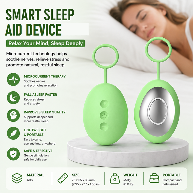 Green Portable Handheld Sleep Aid V888-ELOSUNG53628